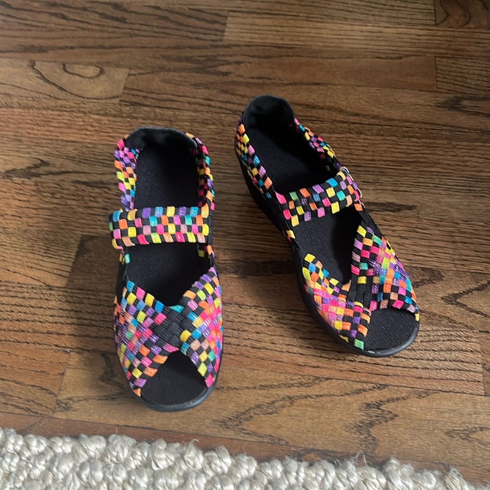 Woman’s wedge sandals